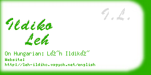 ildiko leh business card